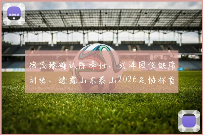 宿茂臻确认陈泽仕、刘洋因伤缺席训练，透露山东泰山2026足协杯首要目标直指决赛席位